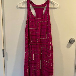 Pink Parker Dress w/ sequins - Sz XS